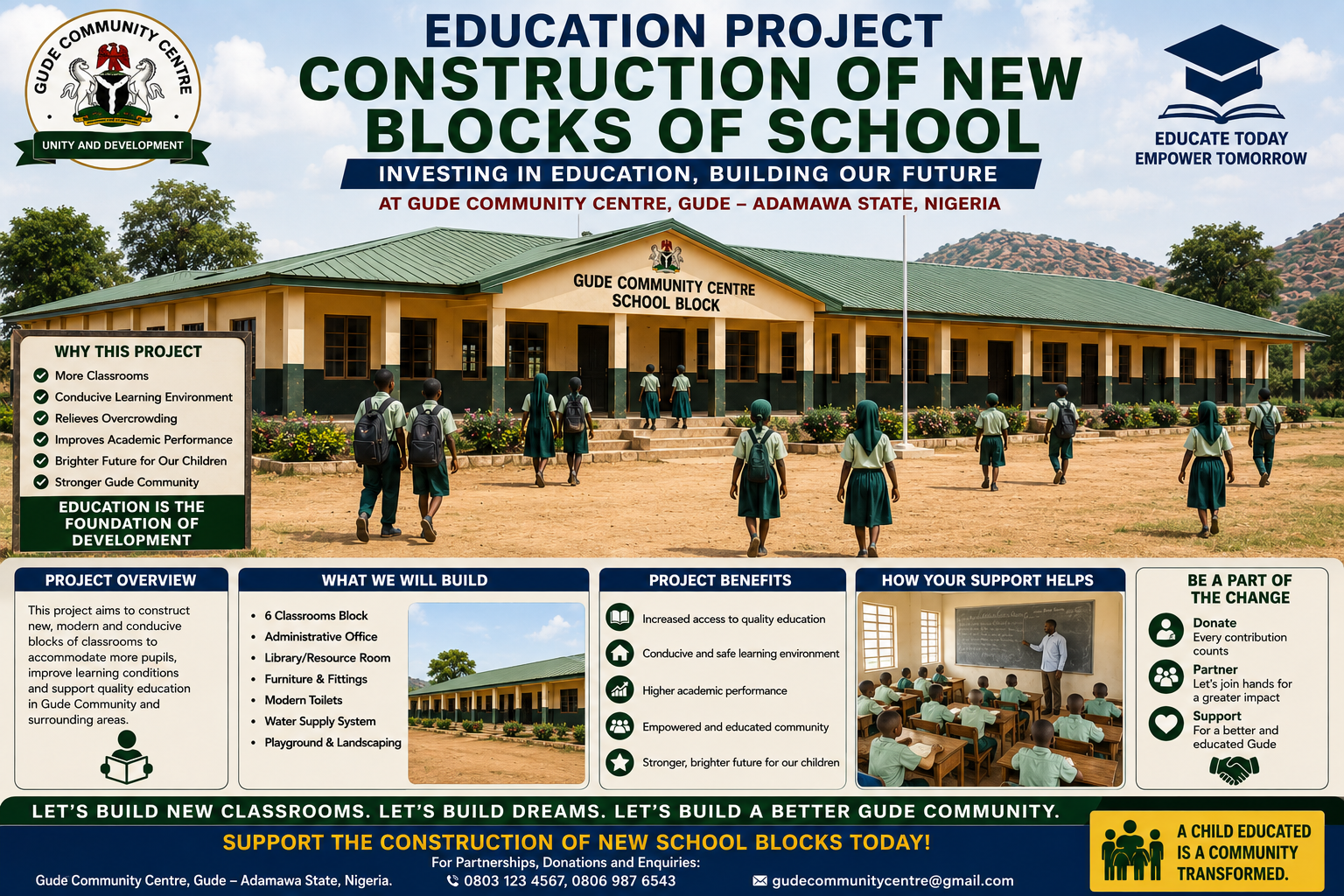 Education Project — Construction of New School Blocks