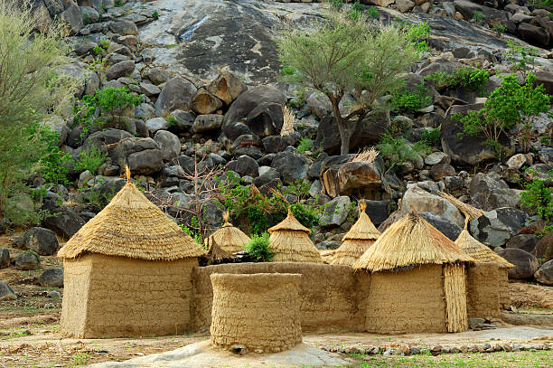 Traditional Gude village huts